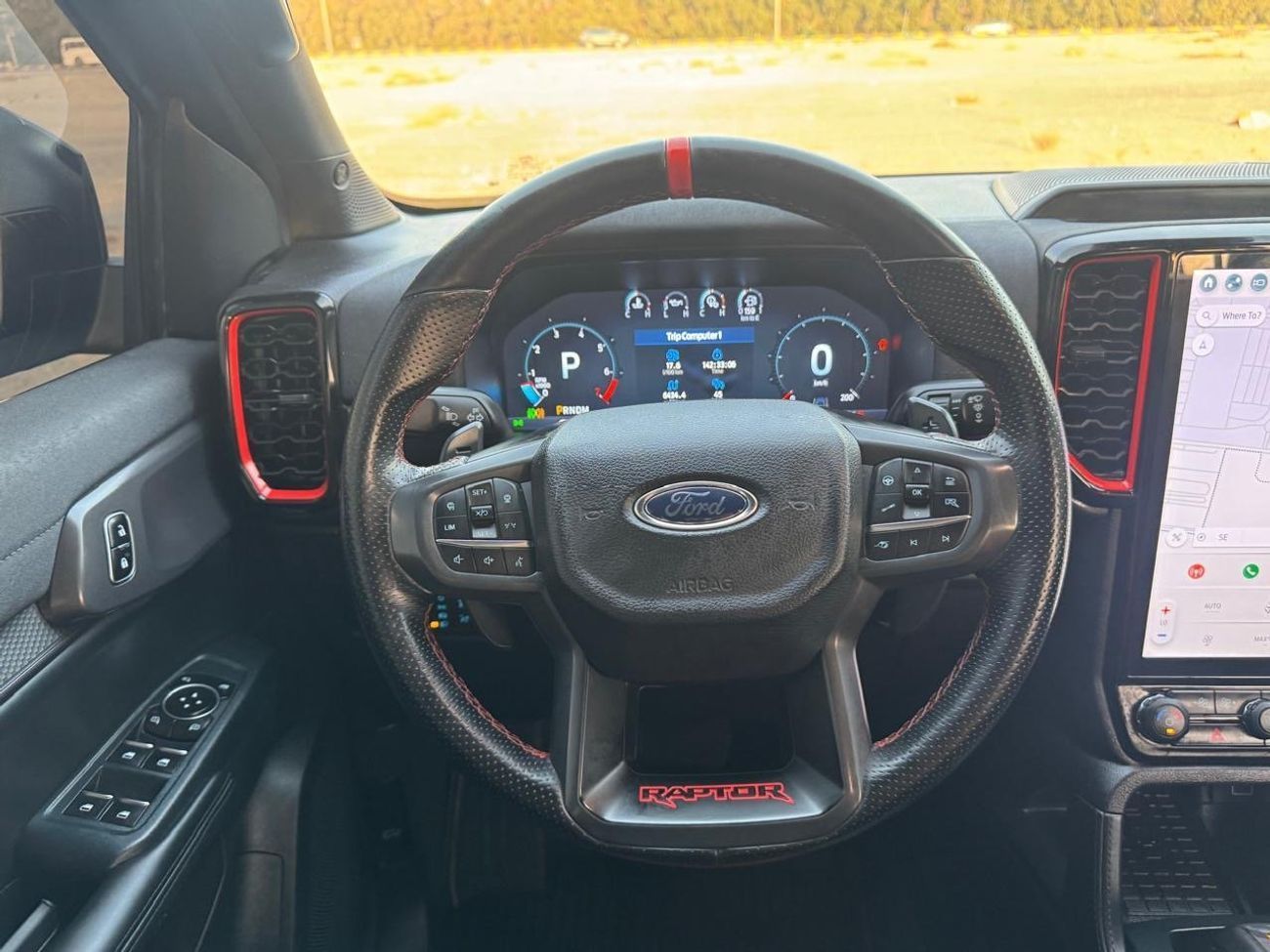 فورد رينجر رابتور Ford ranger raptor 2024 GCC free accident