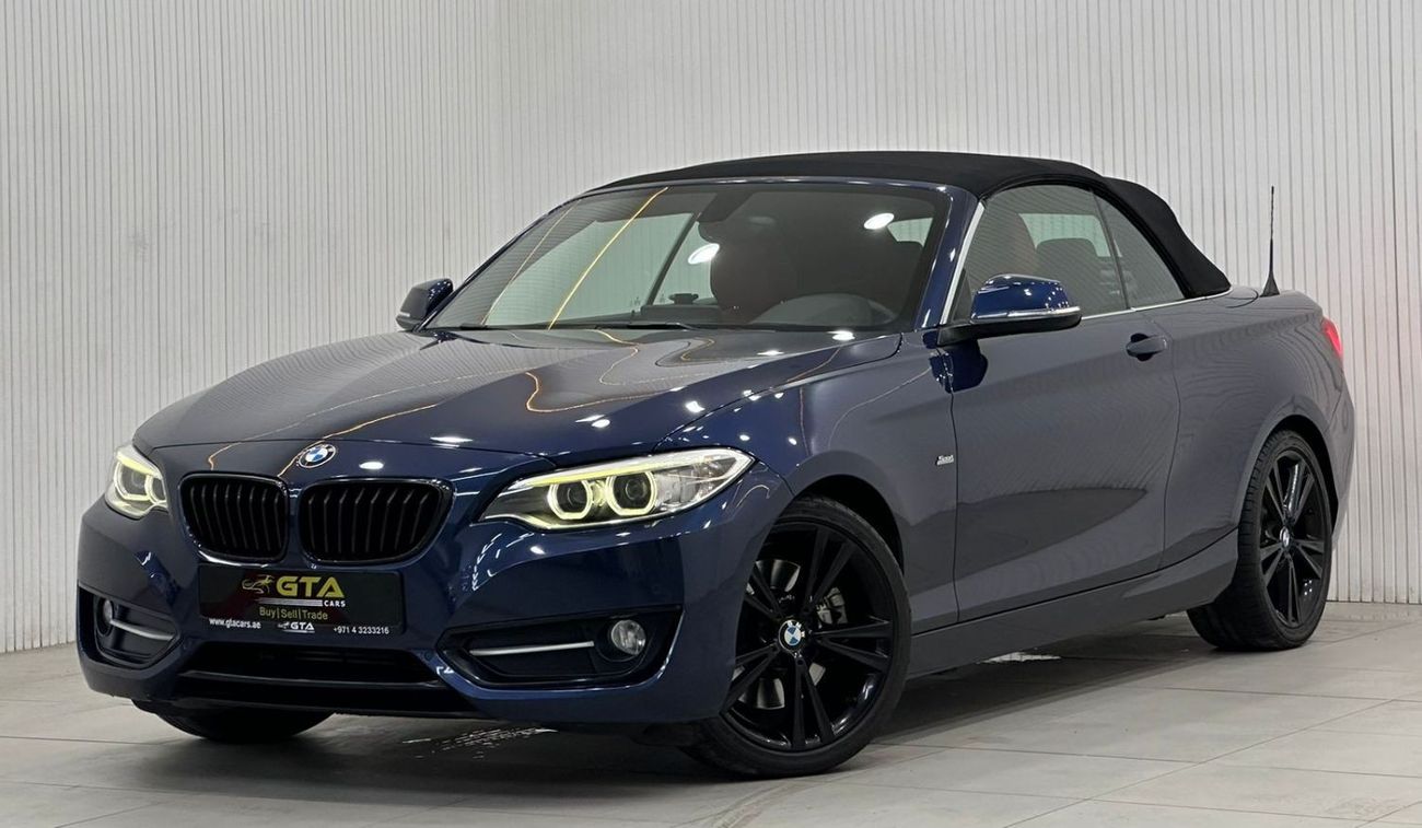 BMW 228i Std 2016 BMW 228i Convertible, 2025 BMW Service Contract, Full BMW Service History, GCC