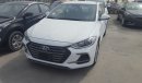 Hyundai Elantra with screen and camera