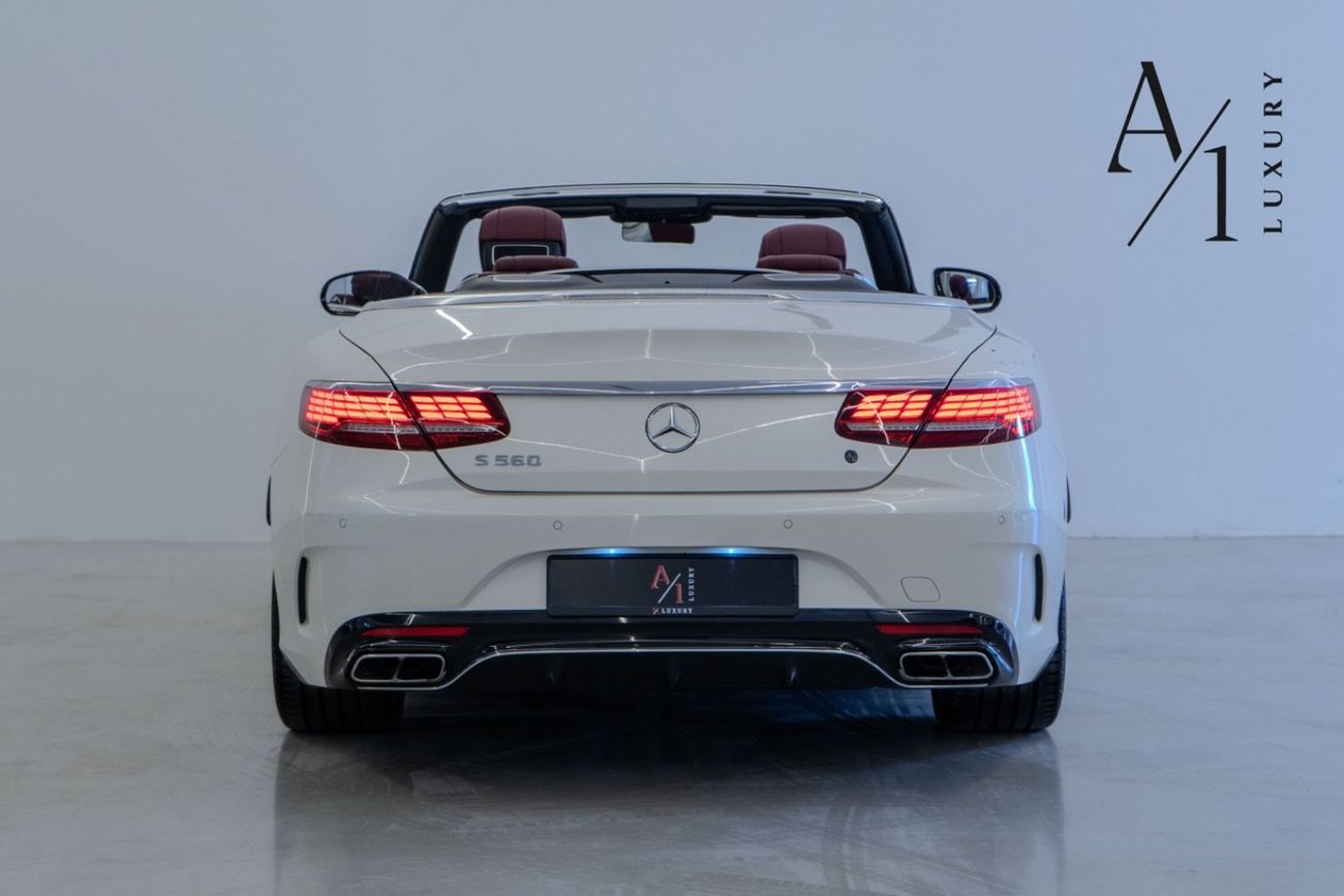 مرسيدس بنز S 560 كوبيه  2018 Mercedes Benz S560 Convertible V8, Service History, Fully Loaded, Excellent Condition, GCC Spec