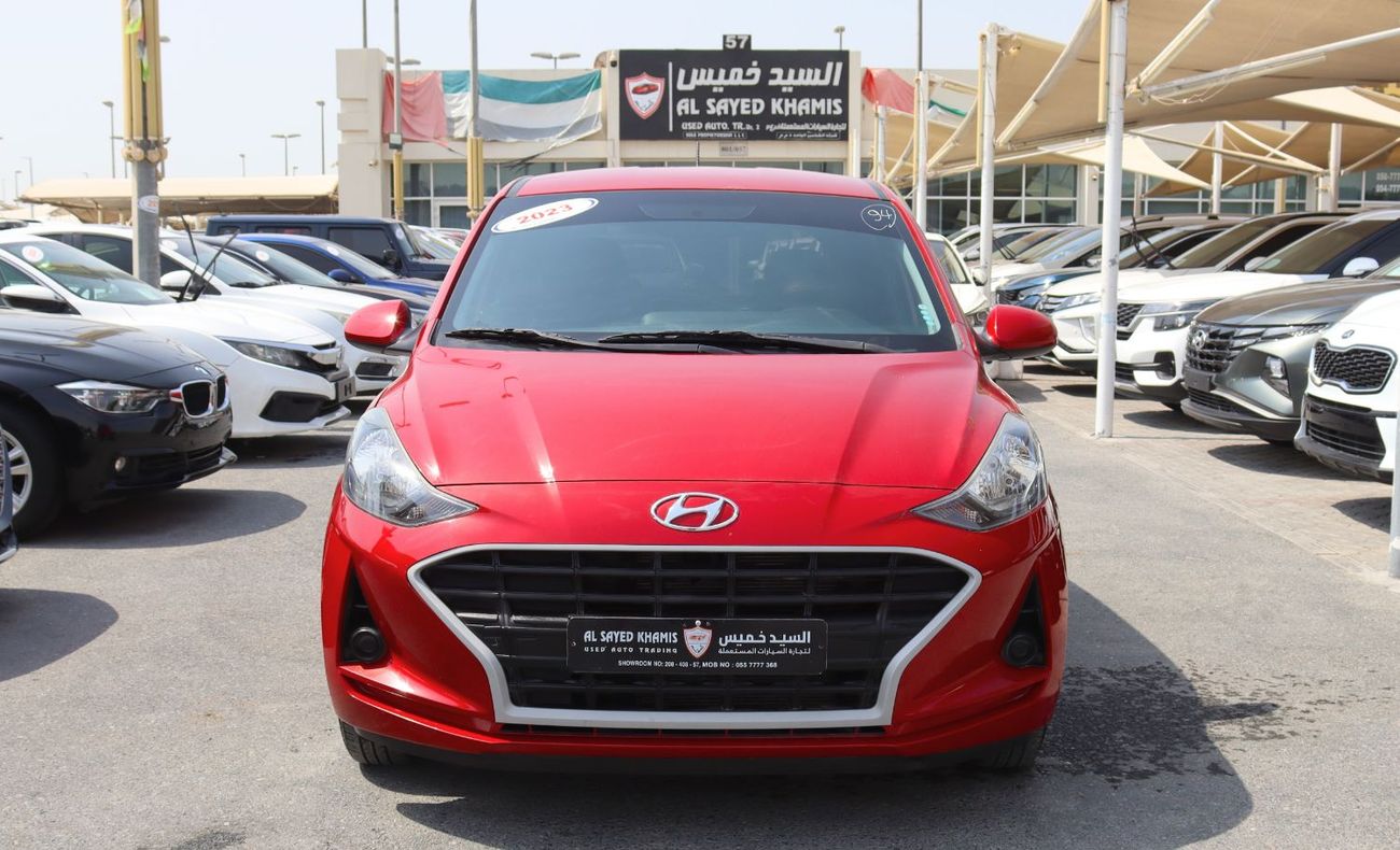 Hyundai Grand i10 YUNDAI GRAND i10 2023 model, GCC, in excellent condition, 94,000 km, 1.2L engine, price 33,000 dirha