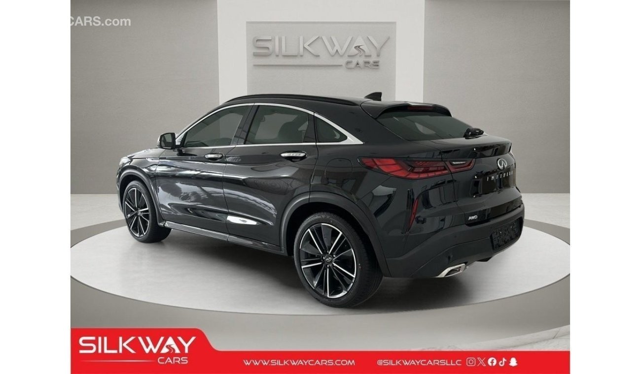 إنفينيتي QX55 إنفينيتي QX55 LUXE 2023: الأناقة تلتقي بالأداء في SilkWay Cars!