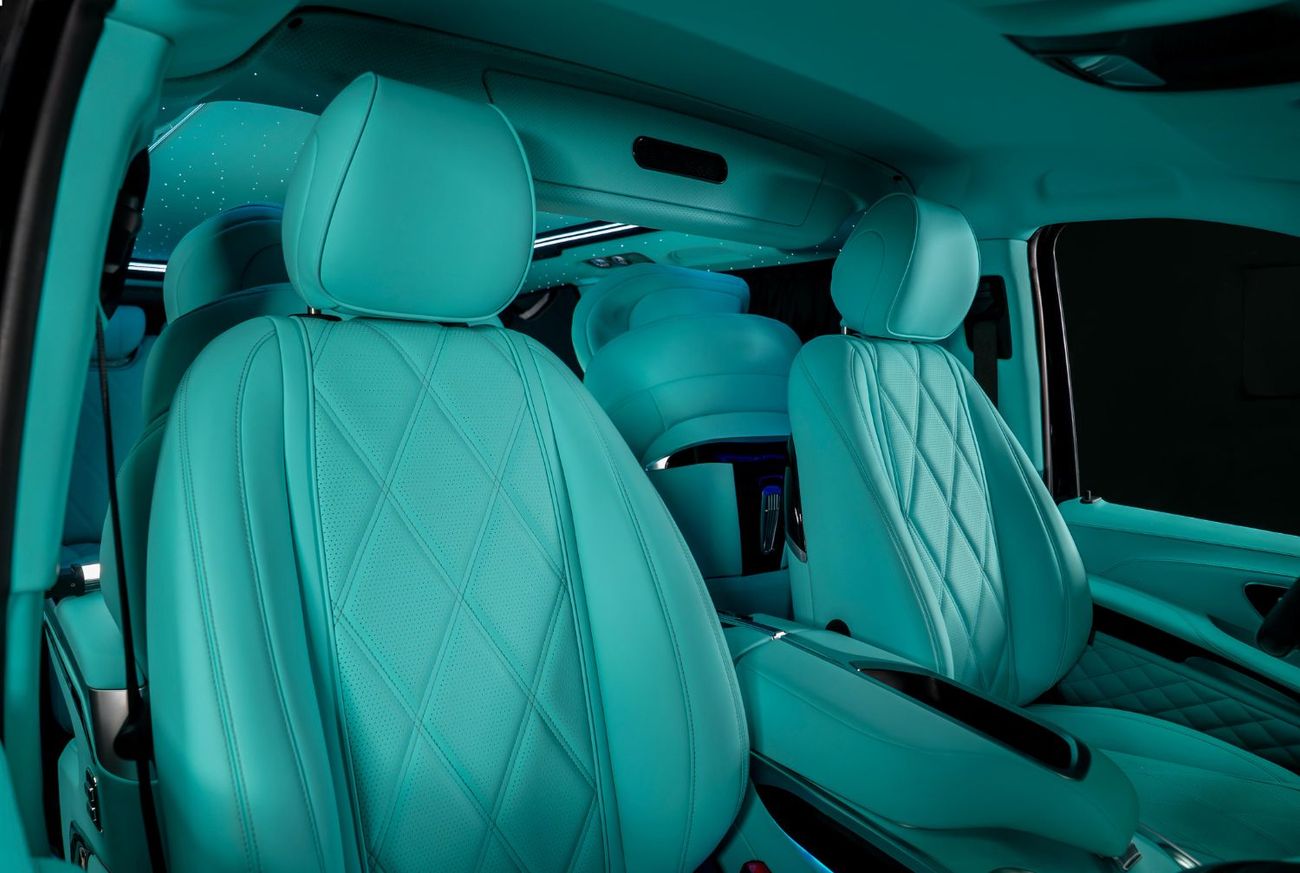 مرسيدس بنز فيتو Two-Tone Exterior | Turquoise Luxury Interior | Captain Seats | Starlight Roof | 360° Camera