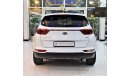 كيا سبورتيج ORIGINAL PAINT ( صبغ وكاله ) KIA Sportage AWD ( GDi ) 2017 Model!! in White Color! GCC Specs