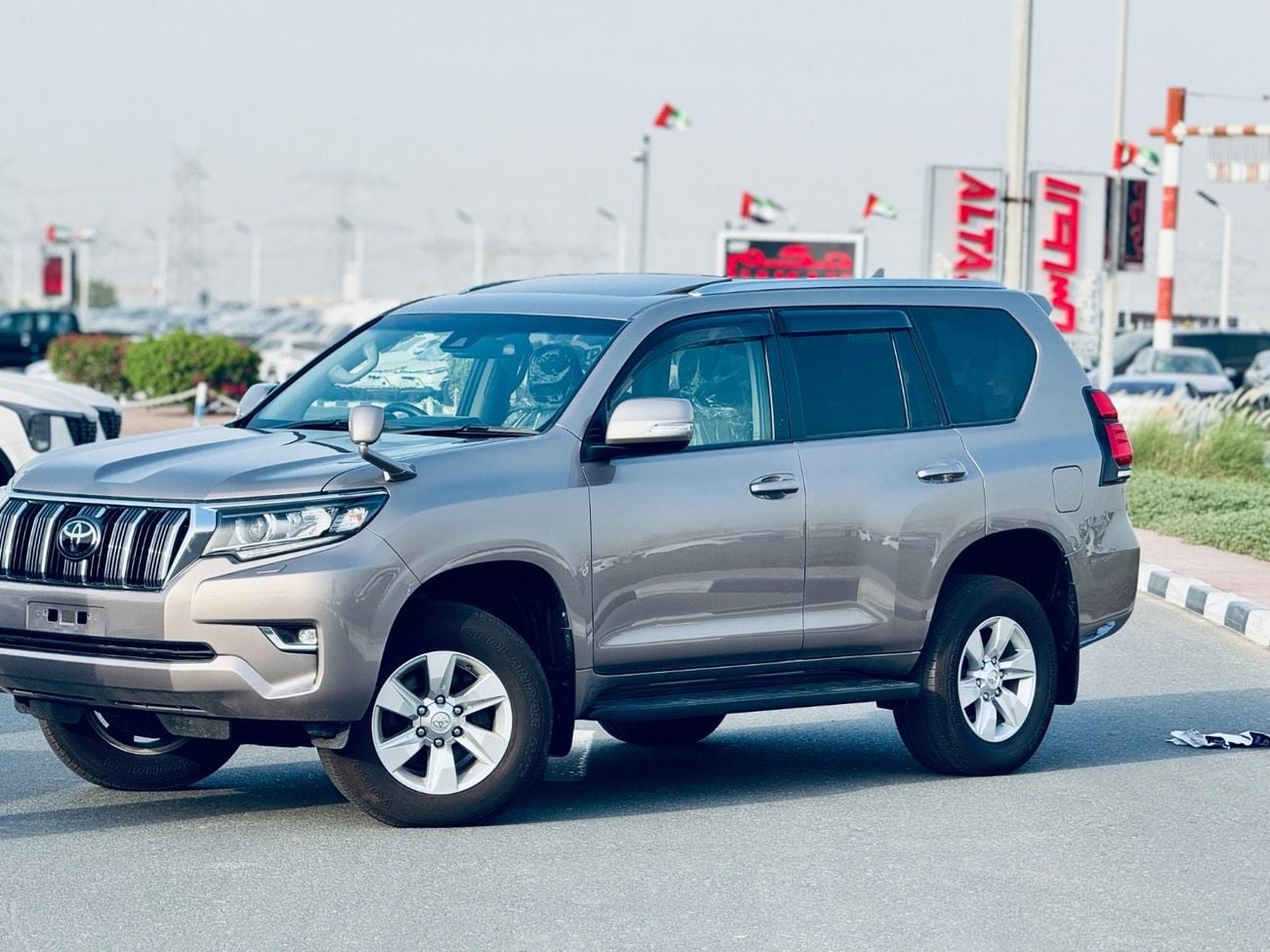 تويوتا برادو Toyota Prado RHD Diesel year 2019 automatic brown colour