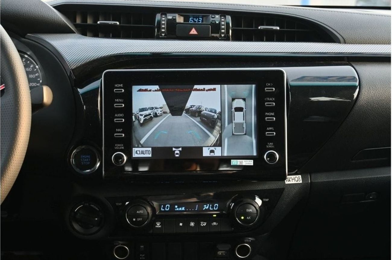 تويوتا هيلوكس Toyota Hilux GR Sport 4.0L V6, Petrol, 4WD, Pickup, Model 2024, Color White