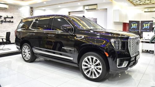 GMC Yukon EXCELLENT DEAL for our GMC Yukon Denali ( 2023 Model ) in Black Color GCC Specs