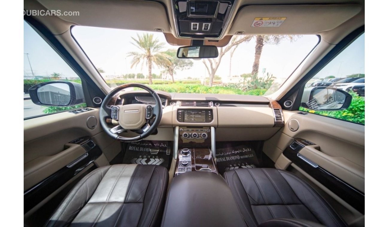 لاند روفر رانج روفر فوج إس إي سوبرتشارج Range Rover Vogue SE Supercharge GCC 2014 Under Warranty and Free service