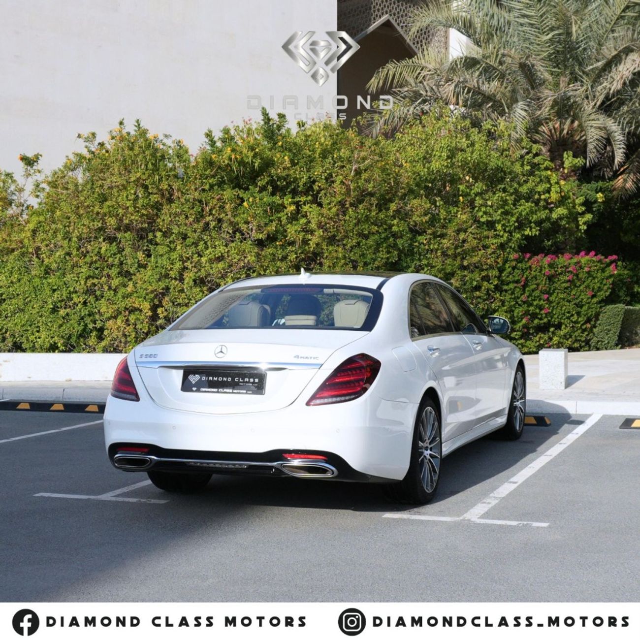 Mercedes-Benz S 560 Exclusive Edition 4.0L Mercedes S560 AMG Full Option  Panoramic  5 Buttons  2018 GCC