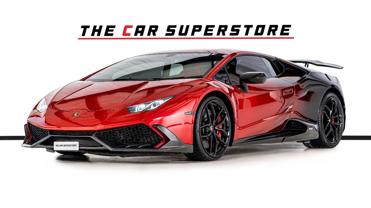 Lamborghini Huracan LP 610-4-1 OF 1 Custom Made Super Car-Two Tone Color Split Faded Exterior Color