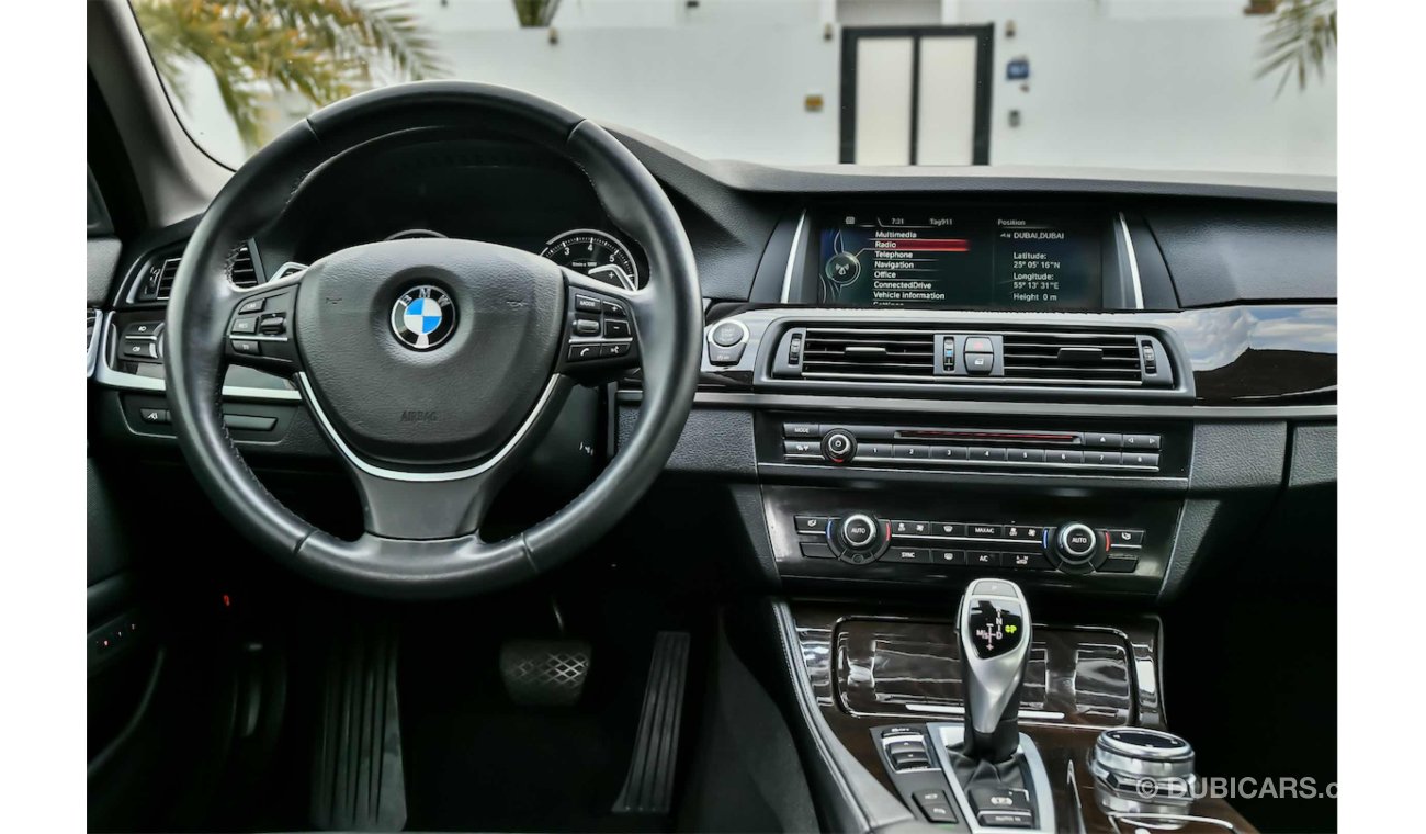 BMW 528i Luxury Line - Fully Agency Serviced - GCC - AED 1,547 Per Month - 0% DP