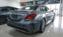 Mercedes-Benz C 43 AMG 4MATIC, V6 Biturbo, GCC Specs with 2 Years Unlimited Mileage Warranty