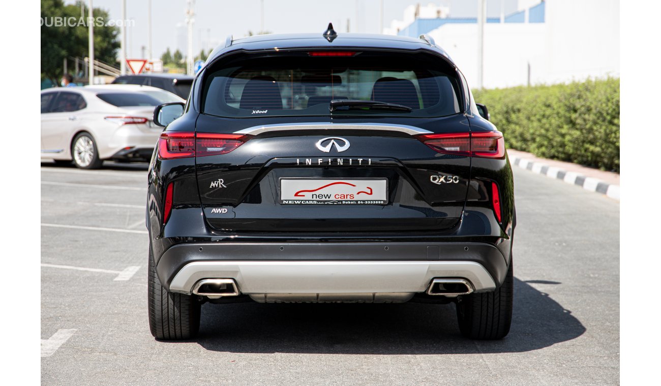 Infiniti QX50 GCC - ASSIST AND FACILITY IN DOWN PAYMENT - 2725 AED/MONTHLY - UNDER DEALER WARRANTY