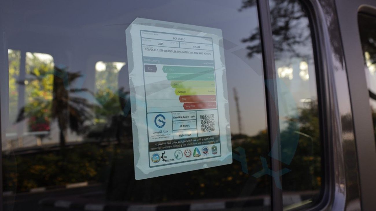 Jeep Wrangler Unlimited Sport S I4 2.0T 2025 GCC 0Km With 3 Years Or 100,000Km Warranty