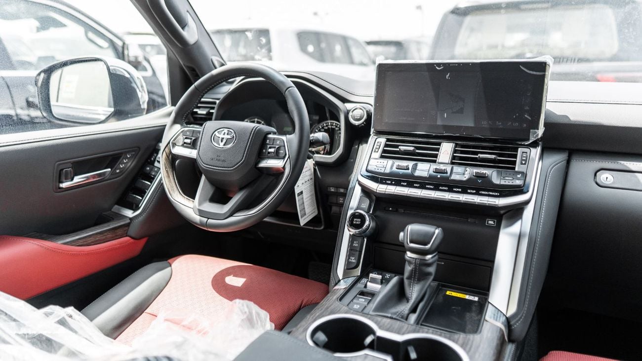 تويوتا لاند كروزر 2025 Toyota Land Cruiser VX 4.0L AT Petrol (Black-Red)