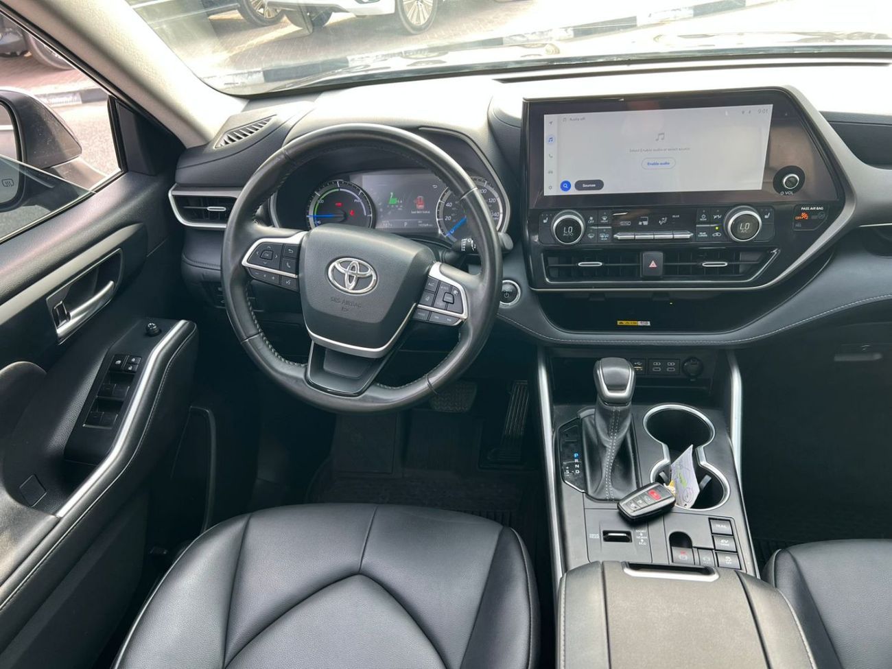 Toyota Highlander 2023 TOYOTA HIGHLANDER HYBRID XLE,  2.5l v4 GASOLINE , SUNROOF LEATHER ELECTRIC SEATS, TRUCK AUTO, 4