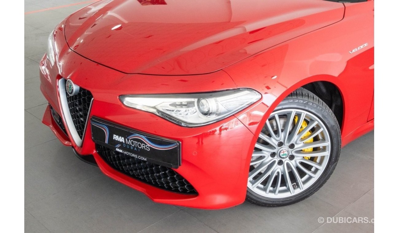 Alfa Romeo Giulia 2018 Alfa Romeo Giulia Veloce / Alfa Romeo Warranty