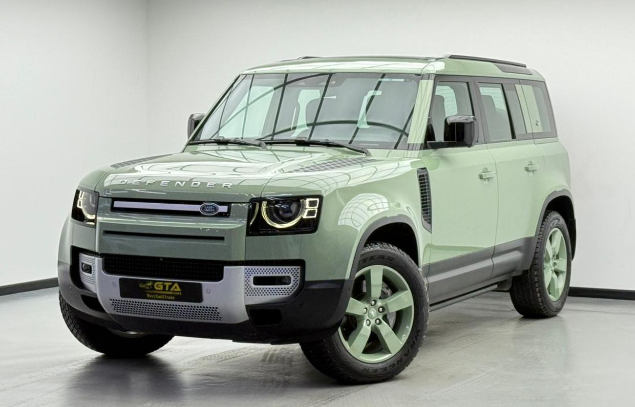 لاند روفر ديفندر 2023 Land Rover Defender P400 110 75th Anniversary, 2028 LR Warranty + Service Pack, Low Km, GCC
