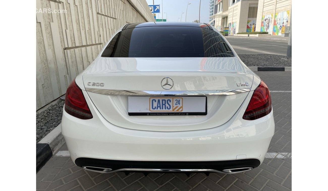 Mercedes-Benz C200 PREMIUM 2.0L | GCC | EXCELLENT CONDITION | FREE 2 YEAR WARRANTY | FREE REGISTRATION | 1 YEAR FREE IN