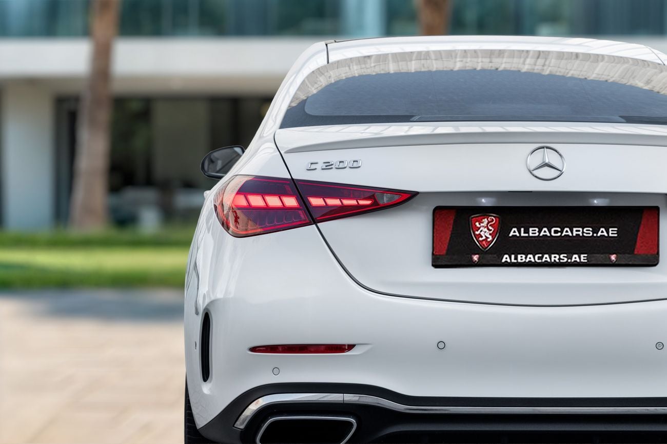 مرسيدس بنز C 200 C200 AMG | 3,330 P.M | 0% Downpayment | 2029 WARRANTY & SERVICE
