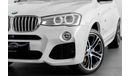BMW X3 xDrive 28i 2017 BMW X3 28i M-Sport / High Spec / Full-Service History