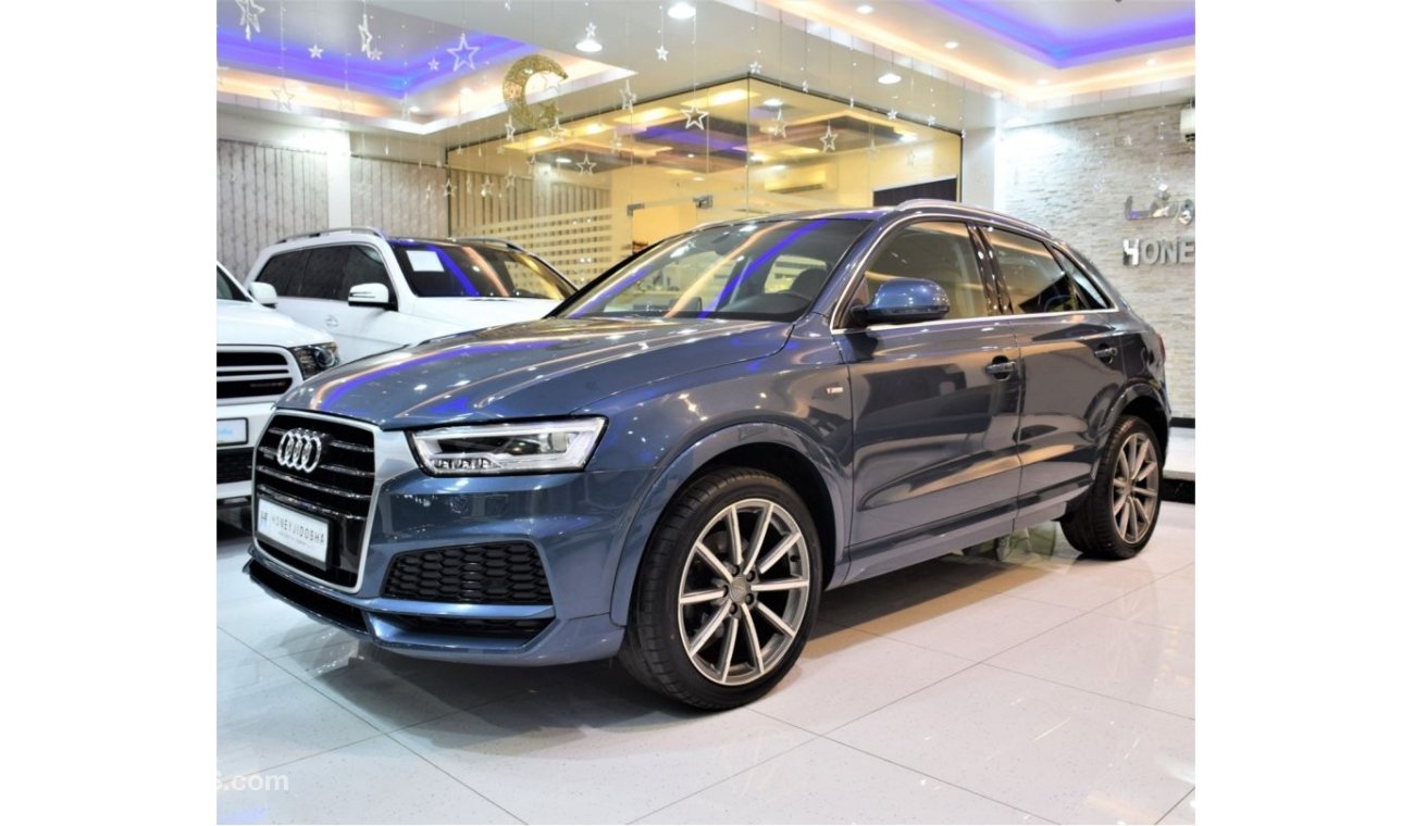 أودي Q3 EXCELLENT DEAL for our Audi Q3 S-Line 35TFSi 2018 Model!! in Blue Color! GCC Specs