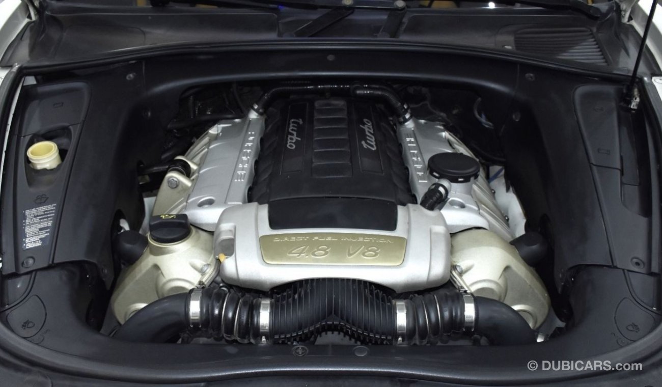 Porsche Cayenne EXCELLENT DEAL for our Porsche Cayenne Turbo ( 2008 Model ) in White Color GCC Specs