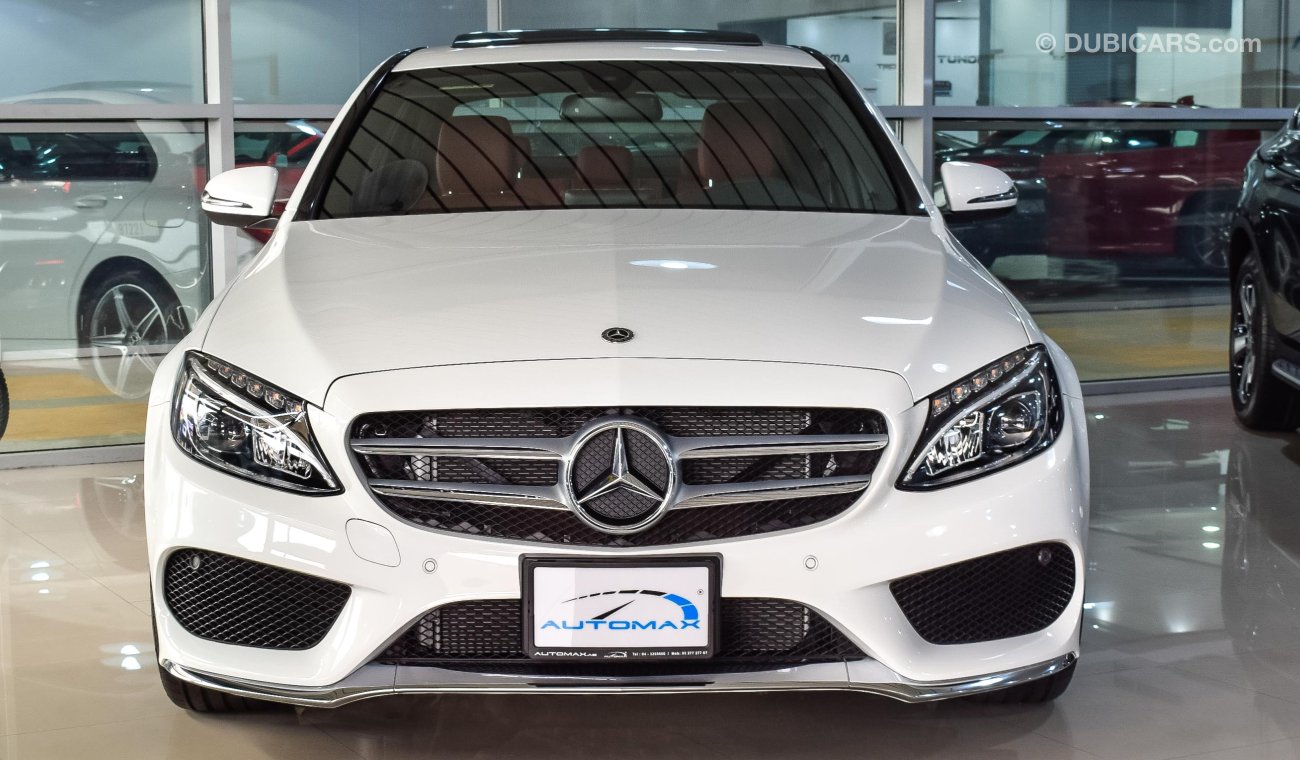 Mercedes-Benz C 250 AMG 2018, 2.0L I4-Turbo GCC, 0km with 2 Years Unlimited Mileage Dealer Warranty