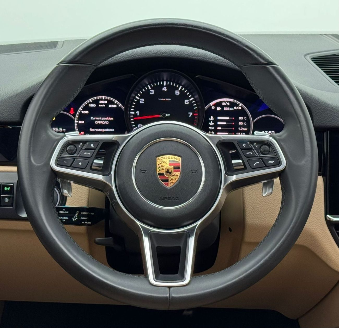 بورش كايان Std 3.0L (340 HP) 2018 Porsche Cayenne, Porsche Service History, Warranty, Excellent Condition, GCC