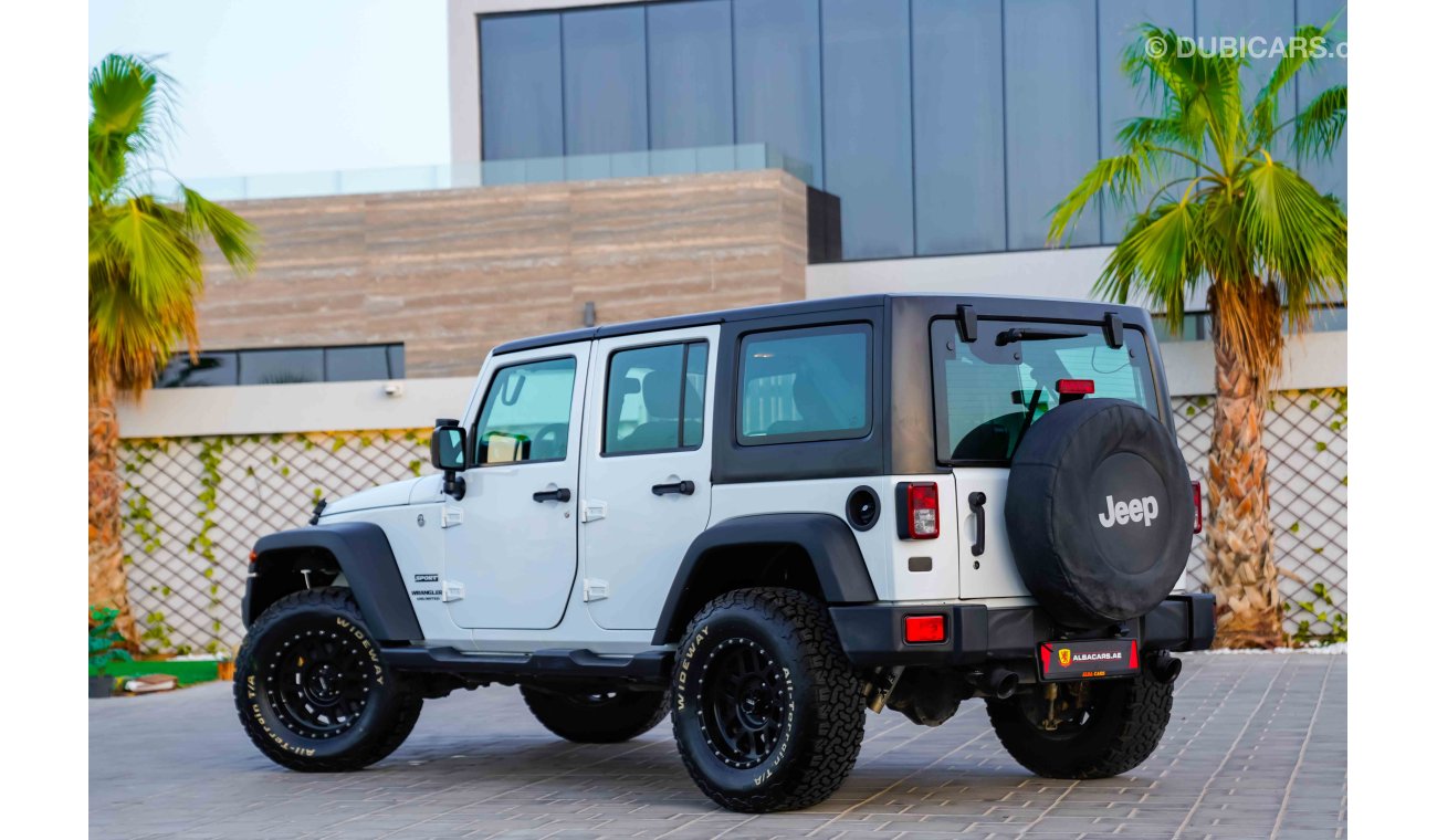 Jeep Wrangler Unlimited  | 2,037 P.M | 0% Downpayment |  Immaculate Condition!