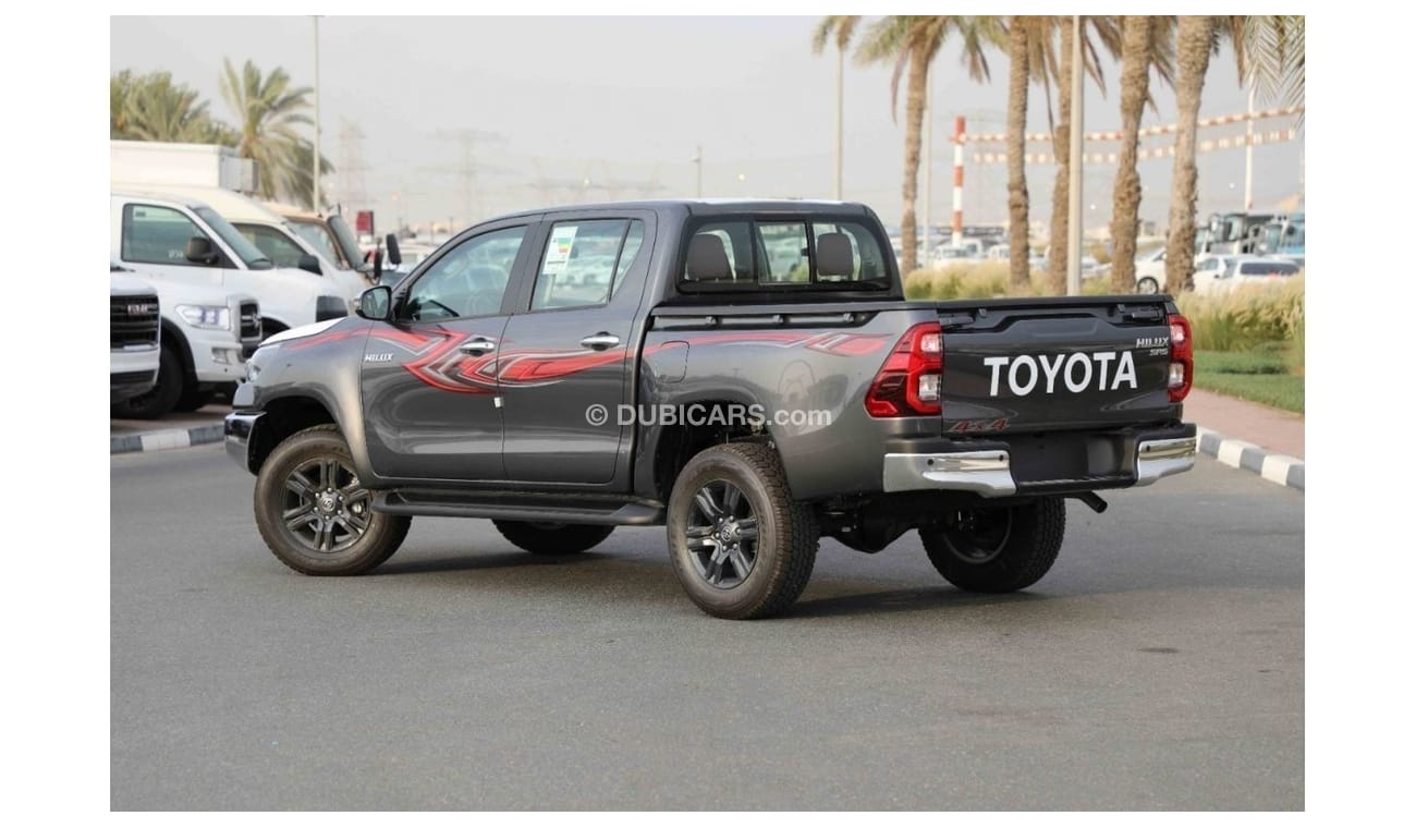 Toyota Hilux 2023 Toyota Hilux 4x4 DC 2.8 D AT SR5 - Grey inside Maroon | Export Only