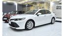 Toyota Camry EXCELLENT DEAL for our Toyota Camry SE ( 2019 Model ) in White Color GCC Specs