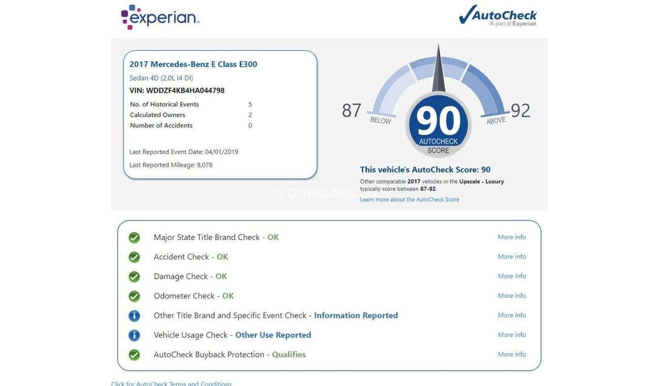 Mercedes-Benz E300 Available in USA