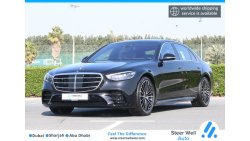 Mercedes-Benz S 500 2021 4M AMG WITH GCC SPECS  5 YEARS WARRANTY AND SERVICE CONTRACT