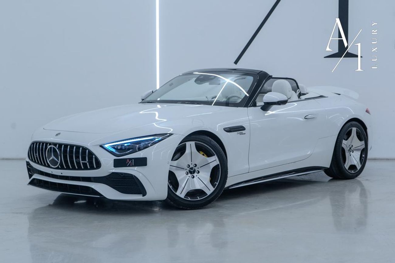 Mercedes-Benz SL 43 AMG STD 2023 Mercedes Benz SL43 AMG Roadster Maybach Edition, Warranty, Full Options, Very Low Kms