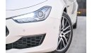 Maserati Ghibli | 3,799 P.M | 0% Downpayment | Perfect Condition | Agency Warranty