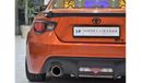 Toyota 86 GTX EXCELLENT DEAL for our Toyota 86 GTX ( 2014 Model ) in Orange Color GCC Specs