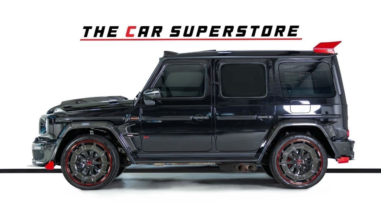 برابوس 900 - مرسيدس-AMG G 63 Brabus 900 Rocket Kit-Masterpiece Interior Black With Red Accents-Full Carbon