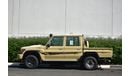 تويوتا لاند كروزر بيك آب 79 Double Cab LX Limited V6 4.0L Petrol 4WD Manual Transmission - 70th Anniversary- Euro 4