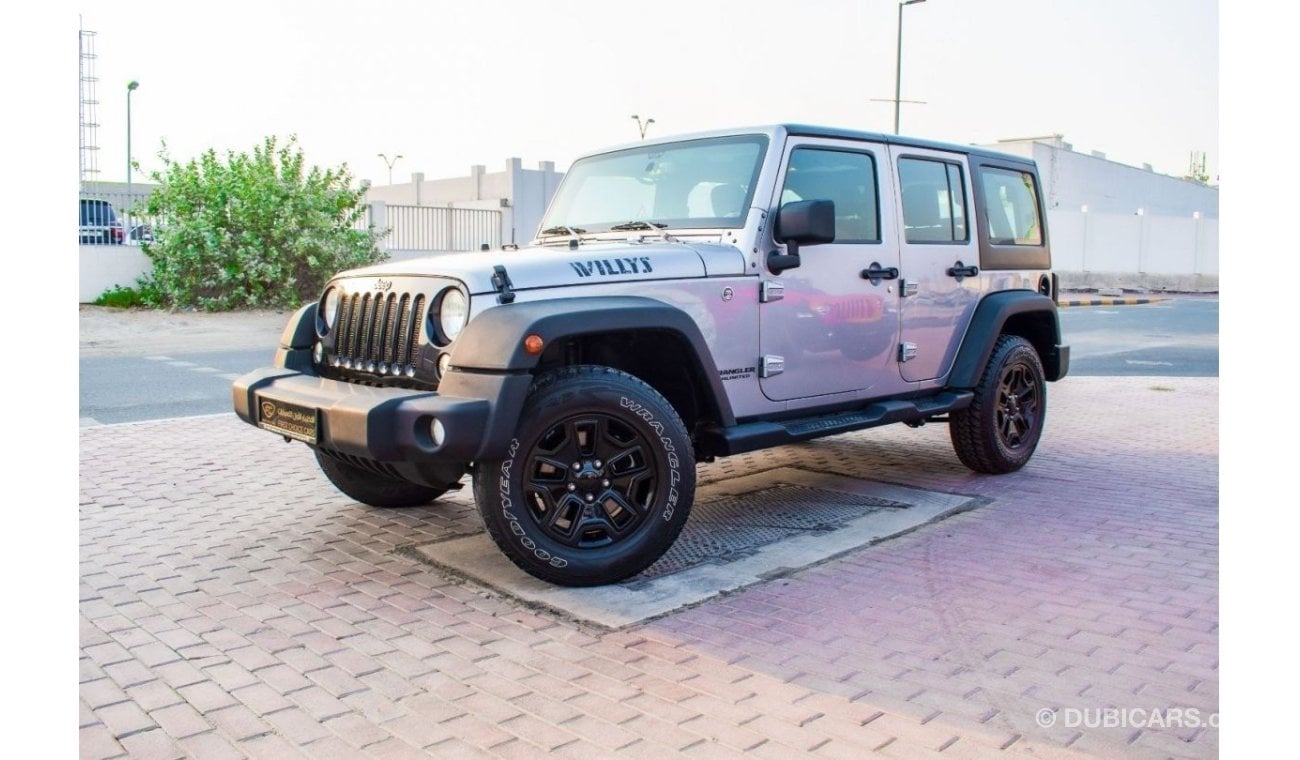 Jeep Wrangler 2017 | JEEP WRANGLER UNLIMITED WILLYS | 3.6L V6 5-DOORS | AUTOMATIC TRANSMISSION | GCC