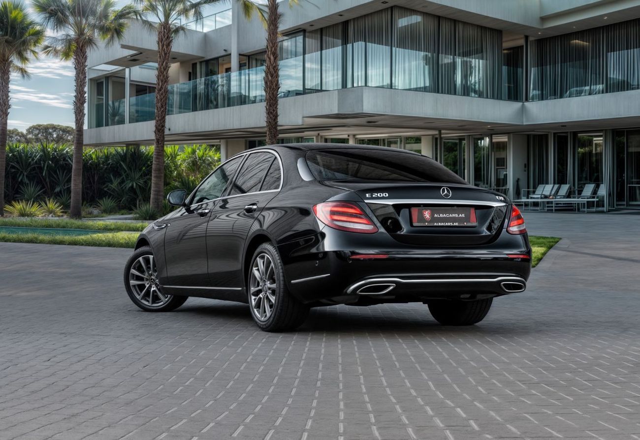 مرسيدس بنز E200 E200 | 2,487 P.M  | 0% Downpayment | ONE OWNER!