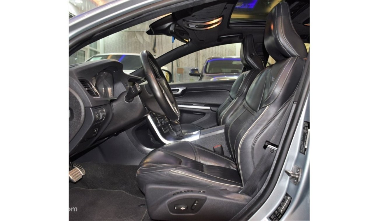 Volvo V60 EXCELLENT DEAL for our Volvo V60 T5 R-DESIGN 2014 Model!! in Silver Color! GCC Specs