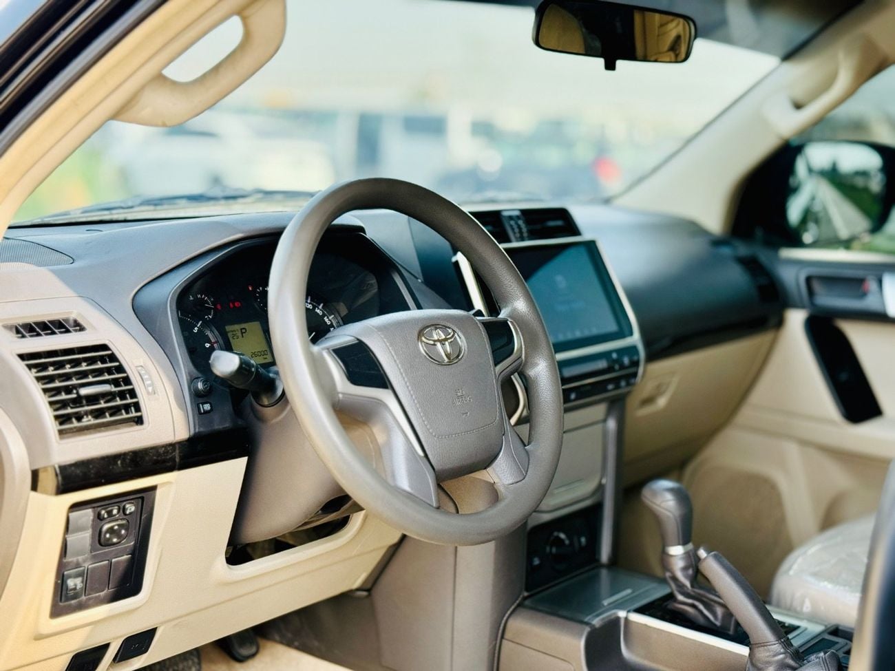 Toyota Prado Toyota Prado Fuel Petrol cylinder 4 black colour outside and beige inside