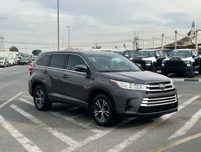 تويوتا هايلاندر 2018 Toyota Highlander LE+ 2.7L V4 - FWD - Petrol - Rare Stock - 7 Seater Rear CAM - 58,200 mileage 