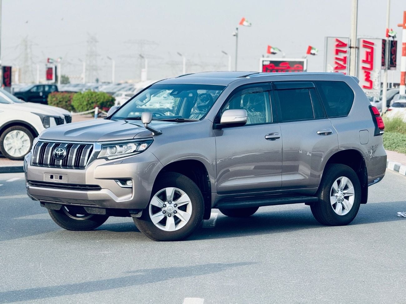 تويوتا برادو Toyota Prado RHD Diesel year 2019 automatic brown colour