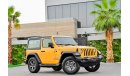 Jeep Wrangler Sport | 2,740 P.M | 0% Downpayment | Immaculate Condition!