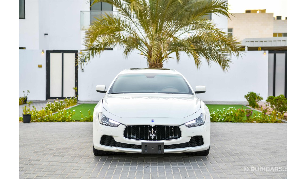 Maserati Ghibli Full Agency Serviced! - Extremely Well Looked After! - Only AED 2,330 Per Month!