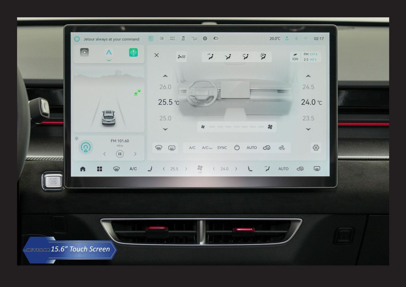 Jetour Dashing Jetour Dashing 1.6L Turbo Petrol 2025 GCC Specs