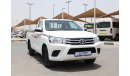 Toyota Hilux 2017 - SINGLE CABIN 4X2- GL - EXCELLENT CONDITION WITH GCC SPECS - VAT EXCLUDED