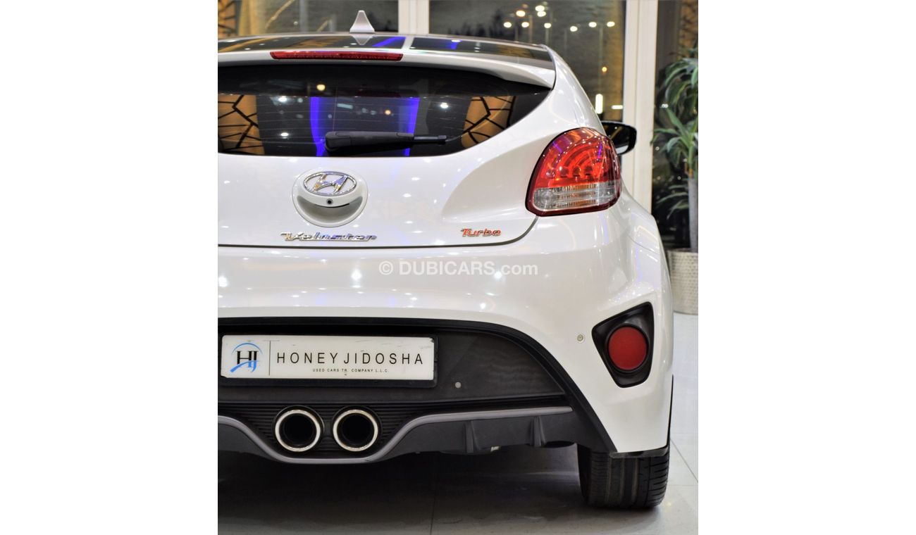 Hyundai Veloster Turbo EXCELLENT DEAL for our Hyundai Veloster TURBO ( 2016 Model! ) in White Color! GCC Specs